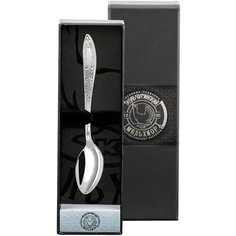Ложка чайная посеребренная "Жасмин" в футляре Кольчугинский мельхиор