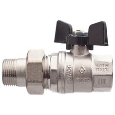 Кран шаровой Bugatti 3/4" с накидной гайкой (бабочка) серия Oregon