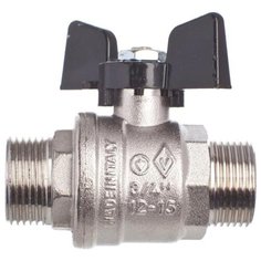 Кран шаровой Bugatti 3/4" НН (бабочка) серия Oregon