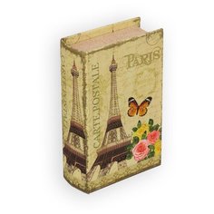 Шкатулка-книга Gamma "Бабочка и розы", цвет: №080, 17х11х5 см, арт. BBK-01