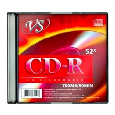 Диск VS CD-R, 700 Мб, 5 штук
