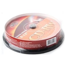 Диск VS CD-RW 700Mb 8-12x 10 шт Cake Box