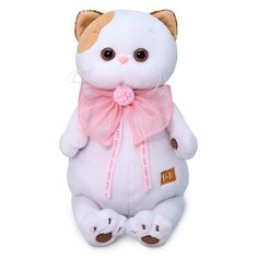 Мягкая игрушка BUDI BASA collection Кошка Ли-Ли с розовым бантом 24 см