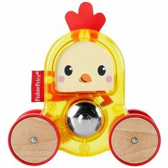 Развивающая игрушка Fisher-Price Петушок с сюрпризом (GMB25), желтый/красный