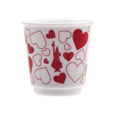 Стакан Bialetti Сердце красный