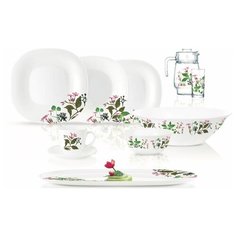 Столовый сервиз CARINE PRUNIER 46 пр. 6 перс. Luminarc