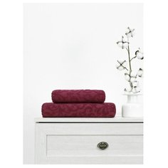 Полотенце махровое TexRepublic Cotton Piramid 50*90 1 шт. Марсала Amore Mio