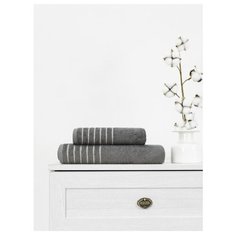 Полотенце махровое TexRepublic Bamboo Marcus 70*130 Темно-серый Amore Mio