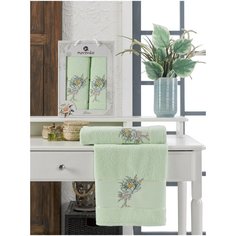 Комп. Пол. MERZUKA махр. в короб. (50x90/1)(70х140/1) 2 шт.LOTUS фисташковый