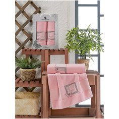 Комп. Пол. MERZUKA махр. в короб. (50x90/1)(70х140/1) 2 шт.CLASSY розовый