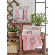 Комп. Пол. MERZUKA махр. в короб. (50x90/2)(70х140/1) 3 шт. CLASSY розовый