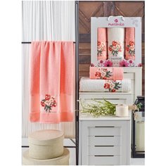 Комп. Пол. MERZUKA махр. в короб. (50x90/2)(70х140/1) 3 шт. EMOTION оранжевый