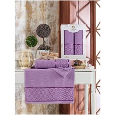 Комп. Пол. TWO DOLPHINS махр. в короб. (50x90/70х140) 2 шт. MEIS лиловый