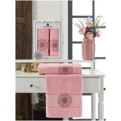 Комп. Пол. MERZUKA махр. в короб. (50x90/1)(70х140/1) 2 шт.INCI розовый