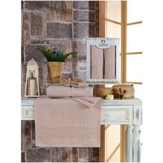 Комп. Пол. TWO DOLPHINS махр. в короб. (50x90/70х140) 2 шт. CEMRE бежевый