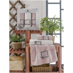 Комп. Пол. MERZUKA махр. в короб. (50x90/2)(70х140/1) 3 шт. CLASSY светло-розовый
