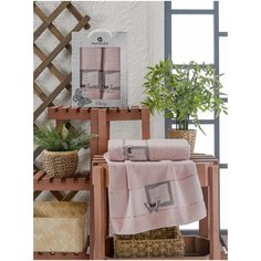 Комп. Пол. MERZUKA махр. в короб. (50x90/1)(70х140/1) 2 шт.CLASSY светло-розовый
