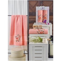 Комп. Пол. MERZUKA махр. в короб. (50x90/1)(70х140/1) 2 шт. DREAMS FLOWER оранжевый