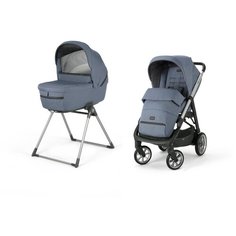 Коляска 2 в 1 Inglesina Aptica Alaska Blue на шасси Graphite