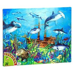 Пазл Bondibon "Подводный мир", 65 деталей, 37*25 см (ВВ4664)