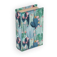 Шкатулка-книга Gamma "Цветущие кактусы", цвет: №079, 17х11х5 см, арт. BBK-01