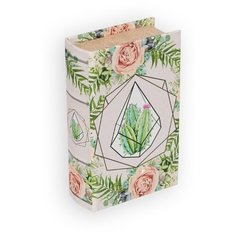 Шкатулка-книга Gamma "Кактус в колбе", цвет: №071, 17х11х5 см, арт. BBK-01