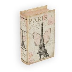 Шкатулка-книга Gamma "Люблю тебя, Париж", цвет: №054, 17х11х5 см, арт. BBK-01