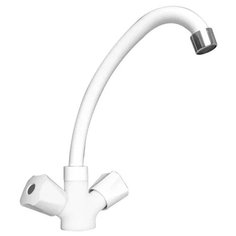 Смеситель РМС PL2-271F для кухни из высокопрочного пластика Ростовская Мануфактура Сантехники