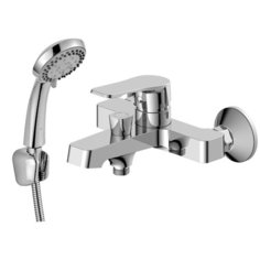Смеситель DECOROOM DR23036 одноручный для ванны с коротким изливом