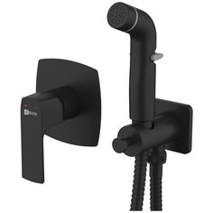 Смеситель Lemark Ursus LM7219BL с гигиеническим душем, встраиваемый