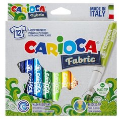 Carioca Фломастеры "Fabric" 12 шт. (40957/12)