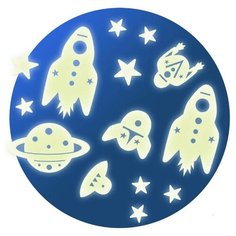 Наклейки на стену Djeco "Космос", светятся в темноте (DD04591)