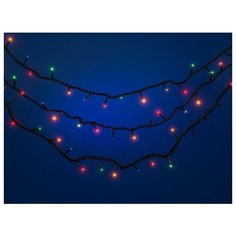 Гирлянда Snowmen наружная, 31 V, гидроизоляция, 300 ламп, LED, 14,95 м, многоцветная