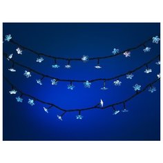 Гирлянда Snowmen 140 ламп, рис-снежинка 25 мм, 7,2 м (Е50542)