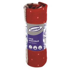 Плед новогодний Luscan флис 130*150 см, 120 гр/м2 , Торжество