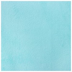 Плед Этель 1,5 спальный, Марокко, 150*200 см, аквамарин, 100% п/э, корал-флис 280 гр/м2 (1653370)