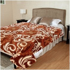 Плед Texrepublic Absolute flannel Узор Фланель 1,5 сп. Коричневый/молочный