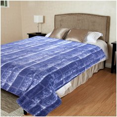 Плед TexRepublic Absolute flannel Джинса Фланель 1,5 сп. Синий