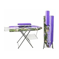 ДОСКА ГЛАДИЛЬНАЯ "ВОЛЖАНОЧКА" 110*30 СМ (ПОДСТАВ.+ПОДРУК.+УДЛИН.+ПОЛКА Д/БЕЛЬЯ) ДСП МПРУТ