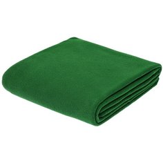 Флисовый плед Warm&Peace, зеленый Molti