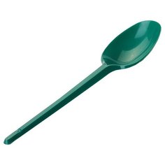 Ложка столовая одноразовая 165мм, зеленая, КОМУС ПС 100шт/уп