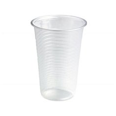 Стакан одноразовый 200мл прозр. для хол/гор., эконом, КОМУС ПП 50шт/уп