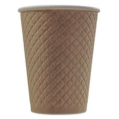 Стакан одноразовый бум двухслойный d-90мм 300мл Waffle Craft (25шт/уп) Taste Quality