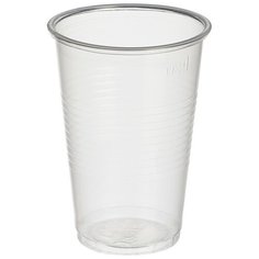 Стакан одноразовый 200мл прозр., для хол/гор., КОМУС ПП, 100шт/уп