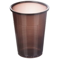 Стакан одноразовый 180мл коричн., для хол/гор., КОМУС ПП 100шт/уп