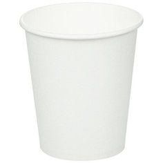 Стакан одноразовый бум однослойный d-80мм 200мл белый 50шт/уп Huhtamaki