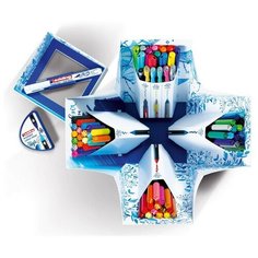 Набор для творчества edding Colour Happy Big, 70 предметов. Карт. Коробка