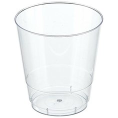 Стакан одноразовый 200мл КРИСТАЛЛ прозр. КОМУС ПС 50шт/уп