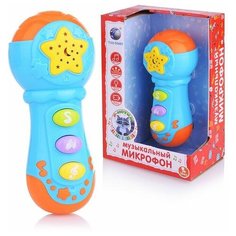 Микрофон Tongde "Е-Нотка" на батарейках, в коробке (60083)