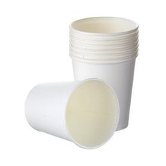 Стакан бумажный 250мл для горячего белый, 50 шт Liga Pack
